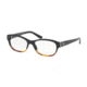 Ralph Lauren RL6148 Single Vision Prescription Eyeglasses 5581-51 - Black Gradient Havana Frame