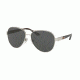 Ralph Lauren RL7054Q Sunglasses 900187-59 - Silver Frame, Gray Lenses