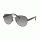 Ralph Lauren RL7054Q Sunglasses 900311-59 - Shiny Black Frame, Gradient Grey Lenses