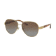 Ralph Lauren RL7054Q Sunglasses 9116T5-59 - Light Gold Frame, Gradient Brown Polar Lenses