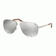 Ralph Lauren RL7055 Bifocal Prescription Sunglasses RL7055-90306G-64 - Lens Diameter 64 mm, Frame Color Brushed Silver