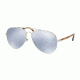 Ralph Lauren RL7058 Sunglasses 90016J-62 - Silver Frame, Blue Mirror White Lenses