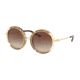 Ralph Lauren RL7060 Progressive Prescription Sunglasses, 53mm, Sanded Gold/Dark Havana, RL7060-934813-53-PRO