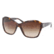 Ralph Lauren RL8095B Sunglasses 500313-5815 - Dark Havana Frame, Brown Gradient Lenses
