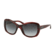 Ralph Lauren RL8132 Single Vision Prescription Sunglasses RL8132-55228G-55 - Lens Diameter 55 mm, Frame Color Stripped Red Havana