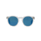 Ralph Lauren RL8146P Single Vision Prescription Sunglasses, 49mm, Sandblast Crystal, RL8146P-500256-49-SV