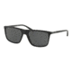 Ralph Lauren RL8161 Single Vision Prescription Sunglasses, 58mm, Sandblast Black, RL8161-565387-58-SV