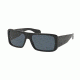 Ralph Lauren RL8163P Sunglasses 5001R5-57 - Black Frame, Dark Grey Lenses