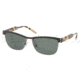 Ralph RA 4070 Sunglasses Styles - Black Frame / Green Solid Lenses, 107-71-5613