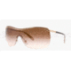 Ralph RA 4091 RA4091 Sunglasses 101/13-0135 - Gold / Cream Frame, Brown Gradient Lenses