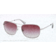 Ralph RA4105 Sunglasses 103/4Q-58 - Shiny Gunmetal Frame, plum grey gradient Lenses