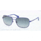 Ralph RA4105 Sunglasses 481/4U-58 - Matte Blue Frame, blue gradient polarized Lenses