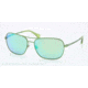 Ralph RA4105 Sunglasses 483/1-58 - Matte Green Frame, green blue mirror Lenses