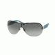 Ralph RA4112 Progressive Prescription Sunglasses RA4112-306611-35 - Lens Diameter 135 mm, Lens Diameter 35 mm, Frame Color Silver/Satin Aqua
