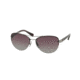 Ralph RA4113 Progressive Prescription Sunglasses RA4113-306862-56 - Lens Diameter 56 mm, Frame Color Silver/Burgundy Horn