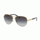 Ralph RA4117 Sunglasses 313311-59 - Gold / Black Frame, Grey Gradient Lenses