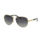 Ralph RA4117 Sunglasses 3133T3-59 - Gold / Black Frame, Grey Gradient Polarized Lenses