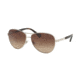Ralph RA4117 Sunglasses 317913-59 - Silver/Dark Tortoise Frame, Dark Brown Gradient Lenses
