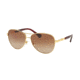 Ralph RA4117 Sunglasses 318113-59 - Light Gold/Burgundy Frame, Burgundy Gradient Lenses