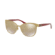 Ralph RA4118 Sunglasses 31996E-54 - Gold/Red Frame, Gold Mirror Lenses