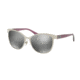 Ralph RA4118 Sunglasses 32006G-54 - Silver-Purple Frame, Silver Flash Solid Lenses