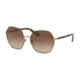 Ralph RA4124 Progressive Prescription Sunglasses, 60mm, Shiny Brown With Brown, RA4124-933813-60-PRO
