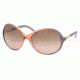 Ralph RA5071 Sunglasses 726/14-5916 - Plum/Peach Fade Brown Gradient Pink