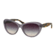 Ralph RA5189 Single Vision Prescription Sunglasses RA5189-137434-56 - Lens Diameter 56 mm, Frame Color Plum/Satin Spotty Tortoise