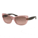 Ralph RA5190 Single Vision Prescription Sunglasses RA5190-137614-56 - Lens Diameter 56 mm, Frame Color Wine/Satin Dark Tortoise