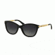 Ralph RA5201 Single Vision Prescription Sunglasses RA5201-1265T3-54 - Lens Diameter 54 mm, Frame Color Black/Gold