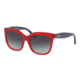 Ralph RA5213 Sunglasses 316111-55 - Red/navy Frame, Grey Gradient Lenses