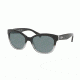 Ralph RA5218 Sunglasses 144887-55 - Black Gradient/black Frame, Grey Solid Lenses