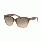 Ralph RA5218 Sunglasses 15816G-55 - Brown Gradient/brown Frame, Light Brown Gradient Lenses