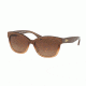 Ralph RA5218 Sunglasses 1581T5-55 - Brown Gradient/brown Frame, Brown Gradient Polarized Lenses