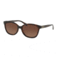 Ralph RA5222 Single Vision Prescription Sunglasses RA5222-1378T5-56 - Lens Diameter 56 mm, Frame Color Dark Tortoise