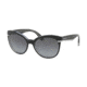 Ralph RA5238 Single Vision Prescription Sunglasses RA5238-1695T3-55 - Lens Diameter 55 mm, Frame Color Black Crystal