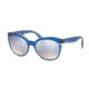 Ralph RA5238 Single Vision Prescription Sunglasses, 55mm, Blue Crystal, RA5238-16967B-55-SV