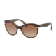 Ralph RA5238 Single Vision Prescription Sunglasses, 55mm, Brown-Beige, RA5238-169713-55-SV