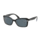 Ralph RA5239 Single Vision Prescription Sunglasses, 54mm, Black Crystal, RA5239-170187-54-SV