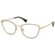 Ralph RA6046 Prescription Eyeglasses 9377-53 - Gold/Brown
