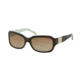 Ralph Sunglasses RA5049 601/T5-54 - Lt Tort/Turquoise Frame, Polar Brown Gradient Lenses