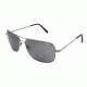 Randolph Archer Dark Ruthenium Polished Frame, Gray Polarized PC Lens, Dark Ruthenium Polished Frame, 59MM ARTF434-PC