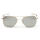 Randolph Aviator 23K Gold Frame, Gray Flash Mirror Glass Lens, 23K Gold Frame, 58MM AF81663