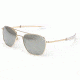 Randolph Aviator 23K Gold Frame, Gray Flash Mirror Glass Lens, 23K Gold Frame, 58MM AF81663