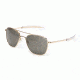 Randolph Aviator 23K Gold Frame, Gray Glass Lens, 23K Gold Frame, 58MM AF81611