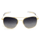 Randolph Aviator 23K Gold Frame, Gray Gradient Nylon Lens, 23K Gold Frame, 55MM AF51603-NY