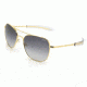 Randolph Aviator 23K Gold Frame, Gray Gradient Nylon Lens, 23K Gold Frame, 58MM AF81603-NY