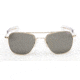 Randolph Aviator 23K Gold Frame, Gray Polarized Glass Lens, 23K Gold Frame, 58MM AF81634