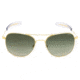Randolph Aviator 23K Gold Frame, Green Gradient Nylon Lens, 23K Gold Frame, 58MM AF81601-NY