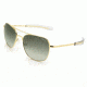 Randolph Aviator 23K Gold Frame, Green Gradient Nylon Lens, 23K Gold Frame, 58MM AF81601-NY